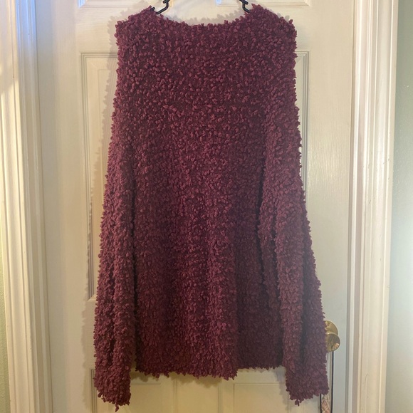 LISTICLE Oversized Purple Durple Purple Peter Eater Kawaii Fuzzy Sweater - Picture 5 of 12